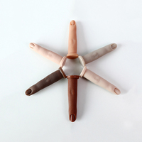 Doigts en Silicone Artificiel Pliable pour Nail Art Trainer Pratique Mannequin Cosmétique Doigt Outil Nail Fournitures