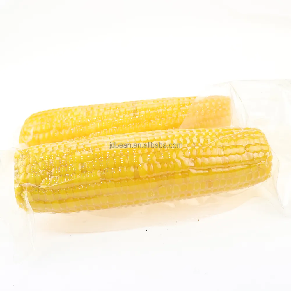 ללא GMO מארז ואקום צהוב מתוק Cob תירס סיטונאי תירס דביק