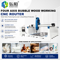 Routeur CNC 5 axes avec pompe ATC pour gravure et fraisage 3D de mousse, bois, MDF, PP, EVA