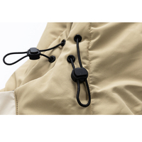 Veste de sport d'extérieur imperméable et respirante à capuche avec fermeture éclair et fourrure, style color-block, grande taille, pour homme et couple, collection Hiver 2026, modèle très prisé