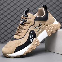 Chaussures de marche décontractées tendance pour hommes à lacets, économiques, durables, résistantes à l'usure, légères et confortables pour le quotidien et l'extérieur