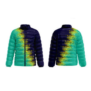 Modèles à la mode Personnaliser Sublimation Hiver Doudoune Veste Printemps Hiver Surdimensionné Doudoune Veste Extérieure pour Hommes - Product Image 3
