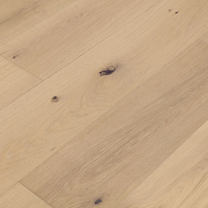 Plancher en bois franc de chêne blanc de qualité <span class=keywords><strong>CD</strong></span> à lattes larges, brossé, multicouche, en bois d'ingénierie - Product Image 1