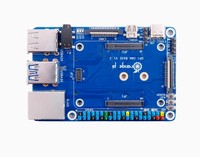 Carte de développement Orange Pi CM4 Plate-forme de développement de plaque de base USB3.0/M.2/Gigabit Ethernet Extension multi-interface