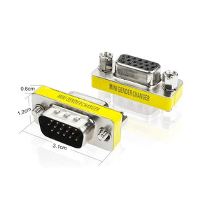 HD15 <span class=keywords><strong>VGA</strong></span> <span class=keywords><strong>SVGA</strong></span> <span class=keywords><strong>Adapter</strong></span> Mini 15 Pin Chuyển Đổi M/F Nối Tiếp Nam Để Nữ Cáp Giới Tính Changer Coupler <span class=keywords><strong>Adapter</strong></span> - Product Image 3