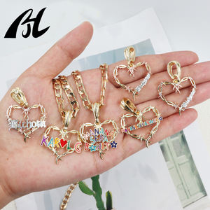 Gran Venta Colgante para Pulsera Bañado en Oro Mañana Será Bonito Corazón de <span class=keywords><strong>Bichota</strong></span> Colgante para Collar de la Famosa Cantante Karol G - Product Image 2