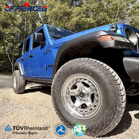 Nouvelles jantes en alliage d'aluminium CF Silver Five Spoke Deep Dish 17 18 19 20 21 22 pouces 5x130 pour camion tout-terrain JEEP