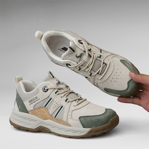 Zapatillas Deportivas Vintage con Plataforma y Cordones para Mujer, Parte Superior de Malla y Gamuza, Impermeables, Antideslizantes, con Suela Gruesa, para Caminar a Diario - Product Image 1