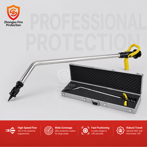 Buse d'incendie coudée avec poignée pistolet, outil <span class=keywords><strong>de</strong></span> lutte contre les incendies pour cheminées, conduites <span class=keywords><strong>de</strong></span> fumée, égouts et véhicules - Product Image 6