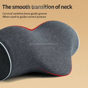 Almohada de espuma viscoelástica con estiramiento de algodón para el cuello, cubierta de terapia para aliviar el dolor, dispositivo de tracción Cervical - Product Image 4