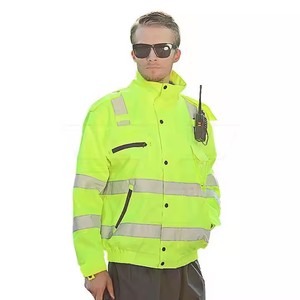 Chaleco de Seguridad Reflectante Tipo Bomber con Certificación EN 20471 Nivel D para Mayor Visibilidad y Seguridad en Condiciones de Poca Luz - Product Image 2
