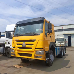 Camión tractor Sinotruck HOWO 10 ruedas nuevo y usado 6X4 371/420HP tractor de cabeza de remolque de segunda mano camiones usados a la venta - Product Image 1