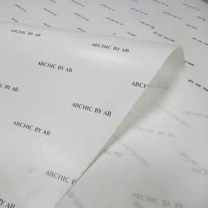 Sang trọng 17gsm màu đen mang nhãn hiệu mô gói giấy một mặt lá vàng in phân hủy sinh học cho quần áo cá nhân - Product Image 5