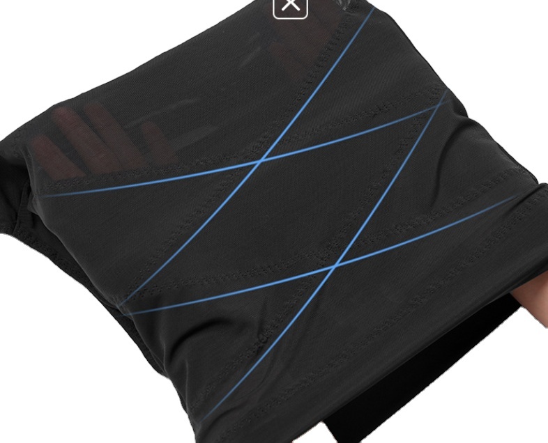 Men's Tummy-Control Seamless Shaping Vest (LJ-LI-028): waistband, closure and adjustment-point detail