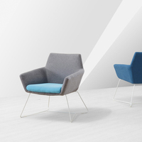 En gros nouveau design À Dossier Moyen en tissu de luxe moderne canapé meubles de salon salon chaise hôtel