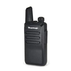 Walkie-talkie resistente a caídas y trituración, carcasa de plástico, Radio bidireccional, tamaño pequeño, 3,7 V, T2, 16, 2W, 120g