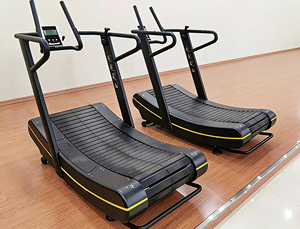 Máquina de Correr Manual Curva de Grado Comercial, Sin Motor, para Gimnasio, Entrenamiento Cardiovascular Profesional, Equipo de Fitness Autoalimentado - Product Image 3