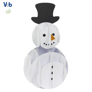 Collection de Noël personnalisée Scents Seasons, carte de vœux individuelle 3D pliable avec bonhomme de neige, Père Noël, cerf, montagne blanche - Product Image 2
