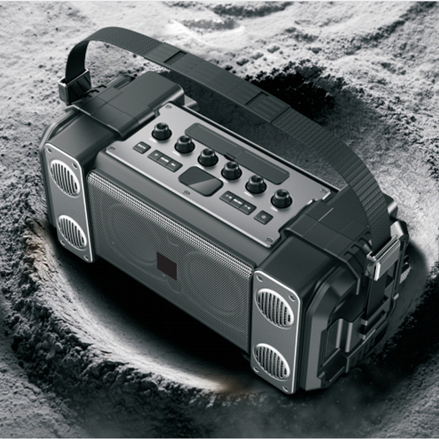 Custom Oneday Portable Outdoor Power Bank RGB Light Long Time Playing Wireless Party Boombox Speakers With Microphone