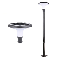 Lampe solaire LED de jardin extérieure étanche IP65, design moderne 2024, pour cour, allée, villa