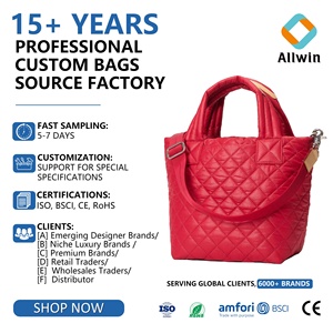 Bolso Tote Acolchado Personalizado para Mujer, Bolso de Mano Ligero para Maestras, Enfermeras, Trabajo, Viajes, Modelo Red Apple Mini - Product Image 1
