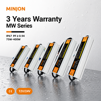Alimentation à découpage MINJON pour extérieur 350W 24V, transformateur monophasé AC-DC certifié CE, étanche IP67, pour éclairage de signature