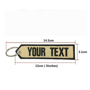 Commercio all'ingrosso Su Misura di Qualsiasi Testo Proprio Logo <span class=keywords><strong>Portachiavi</strong></span> Keychain Del Ricamo per il Motociclo - Product Image 3