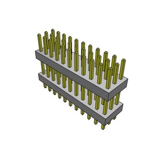 Conector TW de 33 Posiciones, Espaciador de Cabezal, 2.00mm, Chapado en Oro, TW1110LT338105, Orificio Pasante, Compatible con Lista BOM TW-11-10-<span class=keywords><strong>L</strong></span>-T-338-105 - Product Image 1