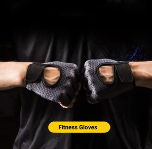 Penjualan laris sarung tangan latihan angkat beban Fitness tali pergelangan tangan dapat disesuaikan tidak licin antilembap - Product Image 2