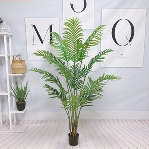 Palmera Artificial de Madagascar <span class=keywords><strong>Dypsis</strong></span> Lutescens, Material de PU en Macetas para Decoración del Hogar, Plantas de Interior Resistentes a los Rayos UV y Ecológicas - Product Image 6