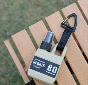DSF82 Sports 80ml Pump <b>combat</b> Spray bottle Tank Portable Outdoor Fitness Accessory <b>Black</b> and Khaki - Product Image 3