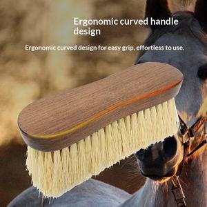 Cepillo de <span class=keywords><strong>Baño</strong></span>/Masaje con Mango de Madera Sólida para <span class=keywords><strong>el</strong></span> Cuidado de Caballos, Limpieza de Cola, Herramienta de Belleza y Limpieza Equina - Product Image 5