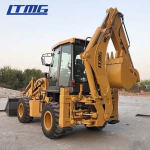 Ltmg 2 톤 2.5 톤 3 톤 4WD 휠 프론트 엔드 로더 굴삭기 2.5 t 3 t 트랙터 백호 로더 부착 - Product Image 5