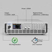 Alimentation électrique programmable haute précision PBS 22250-60L - 2250V / 60A / 30kW pour la recherche et le développement industriel