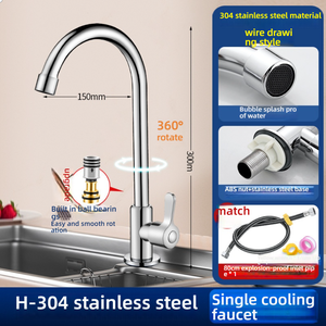 Robinet <span class=keywords><strong>de</strong></span> <span class=keywords><strong>cuisine</strong></span> moderne Wayon en métal noir, à arc haut, monocommande <span class=keywords><strong>avec</strong></span> distributeur <span class=keywords><strong>de</strong></span> savon - Product Image 3