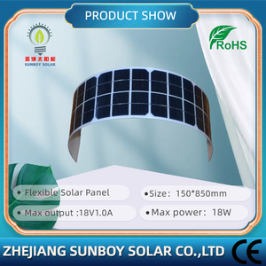 OEM 18 v1a 18W flessibile PERC pannello solare a buon mercato prezzo Mono pannelli solari cristallini per caricatore solare - Product Image 5