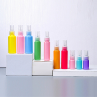 Nouveauté Flacons Vaporisateurs en Plastique Couleurs Macarons Vert Rose Rouge 10ml 30ml 1oz 50ml pour Parfum et Emballage Cosmétique Liquide