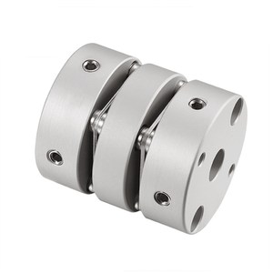 Acoplamiento de tornillo de fijación de doble diafragma de aleación de aluminio serie GLJ rígido - Product Image 3