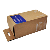 Boîte suspendue pliante en papier kraft recyclé imprimé sur mesure Boîtes d'emballage au détail laminées mates pour pièces de quincaillerie de vélo