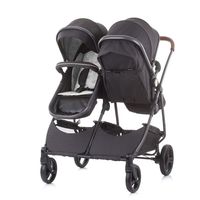 Poussette double pour jumeaux sur mesure, poussettes doubles, vente chaude, poussette côte à côte