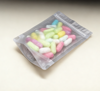 Sachets transparents personnalisés en PE avec fermeture éclair, sachets sous vide en Mylar transparents pour bonbons, emballage alimentaire anti-odeur de qualité alimentaire