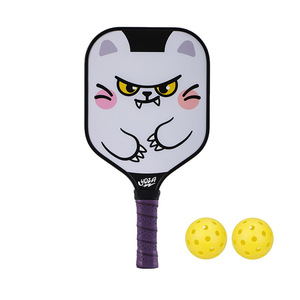 Ensemble de raquettes de pickleball pour enfants, 35x18cm, poignée antidérapante, équipement d'entraînement avec 2 balles - Product Image 1