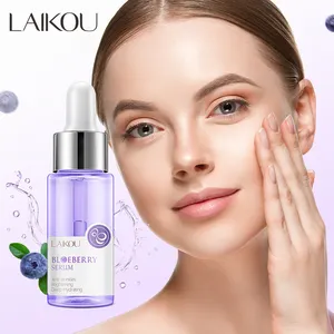 LAIKOU arándano antiarrugas cuidado facial brillo blanqueamiento hidratante calmante cuidado de la piel tierna 17ml suero para la cara