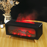Diffuseur d'arômes pour cheminée, humidificateur, diffuseur d'aromathérapie, diffuseur d'huiles essentielles, peut être connecté à un réservoir d'eau de grande capacité