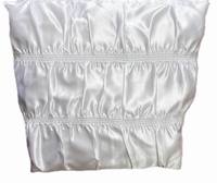 Ataúd y Cofre Blanco de Estilo Europeo con Forro de Crepé de Terciopelo Satinado - Accesorios para Ataúdes