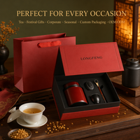 Boîte cadeau rigide magnétique noire mate haut de gamme avec ensemble de sacs shopping gaufrés pour bijoux, cadeau romantique pour anniversaire