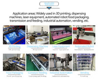 Système de mouvement à vis à billes KNK XYZ 3 axes pour robot de peinture 3D avec bras portique et rail de guidage à courroie