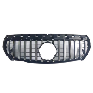 GT R <span class=keywords><strong>Panamericana</strong></span> Grille pour CLA W117 CLA200 CLA250 CLA45 2017-2019 Argent - Product Image 1
