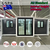 Casa Contenedor Prefabricada Portátil y Expandible Estándar Australiano de 20 pies, 30 pies, 40 pies, Casa Prefabricada de 2, 3 y 4 Dormitorios