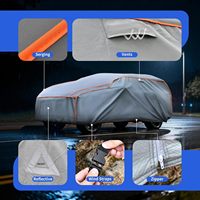 Housse de voiture gonflable anti-grêle, protection UV, housse de voiture